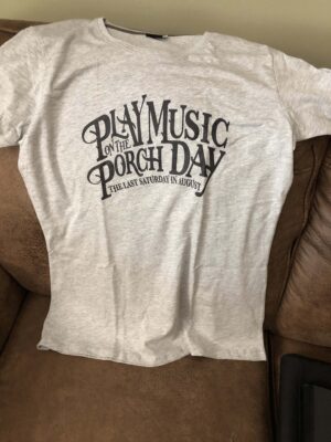 Play music on the porch day